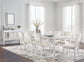 Chalanna Dining Table and 8 Chairs