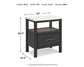 Cadmori Full Upholstered Panel Bed with Mirrored Dresser, Chest and Nightstand